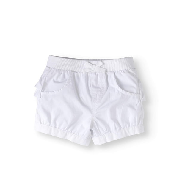 Monag Little Girls Relaxed Fit 100% Cotton Ruffle Shorts Monag Little Girls Relaxed Fit 100% Cotton Ruffle Shorts